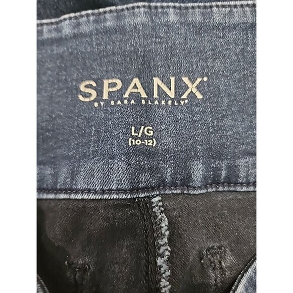 Spanx Jean Alexia Slimming Skinny Ankle Hi-rise Denim 31" Waist Women's Large - Picture 6 of 9
